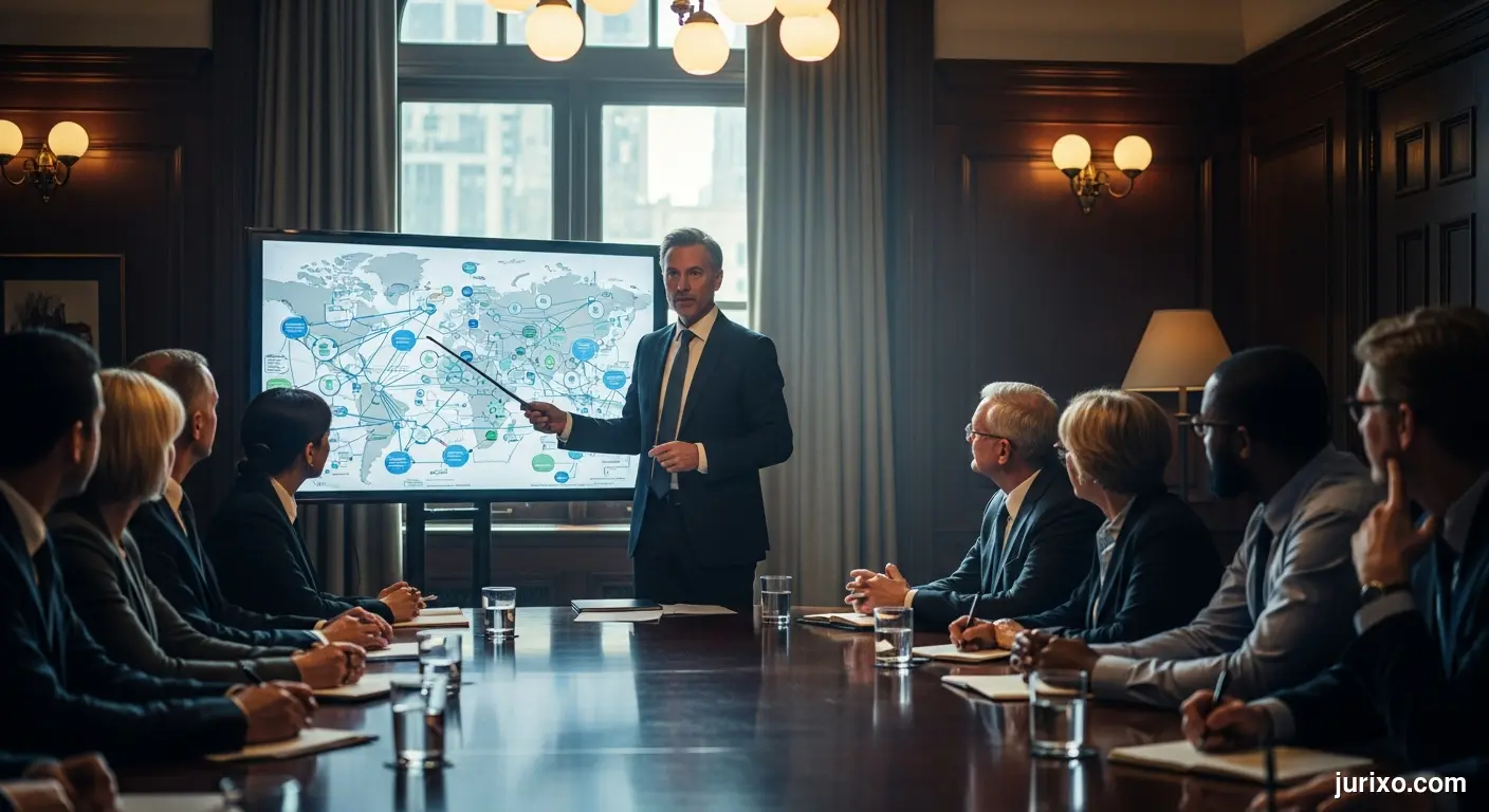 Corporate Illustration for Economic Horizons