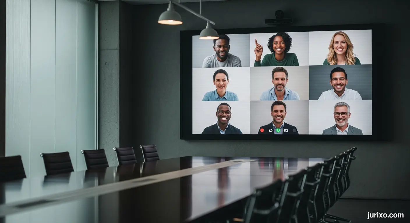 Corporate Illustration for Employment Practices Liability Insurance (EPLI) in the Remote Work Era